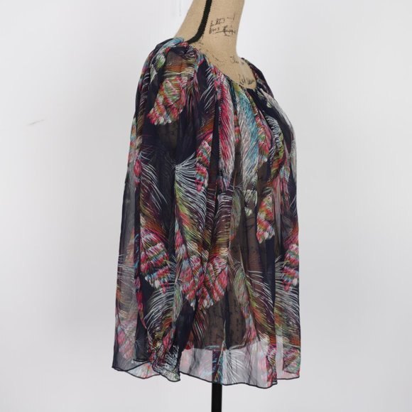 EC Gracia floral Blouse size M - Picture 4 of 12